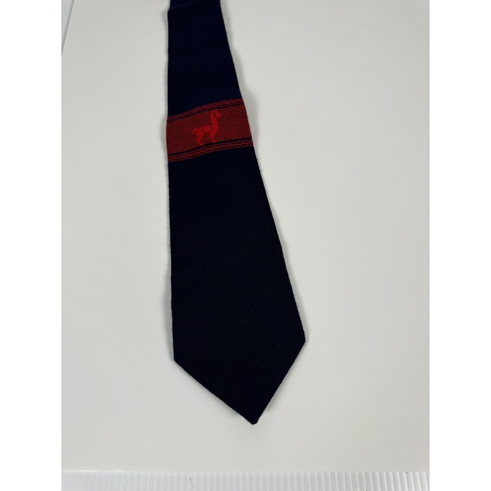 Artesania Landa Tie Mens Red Blue Alpaca Wool